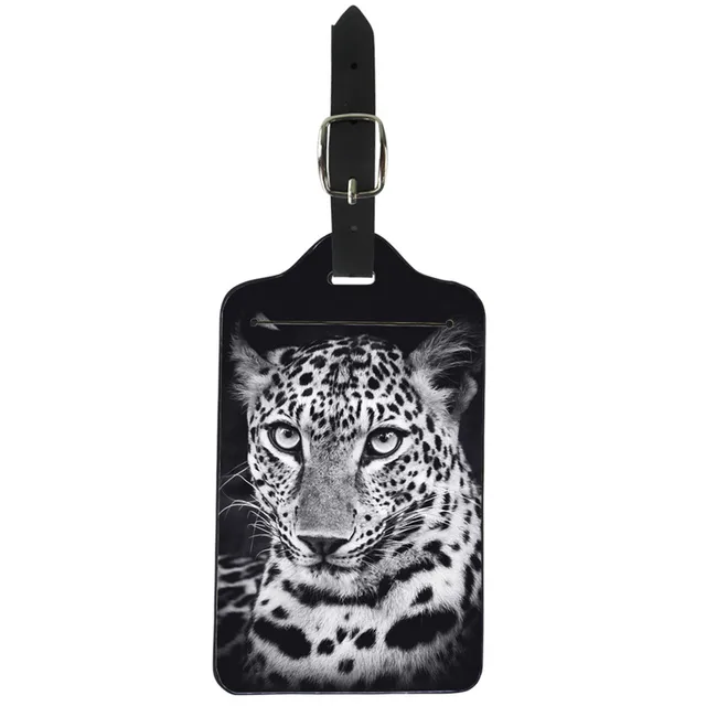 leopard print travel case