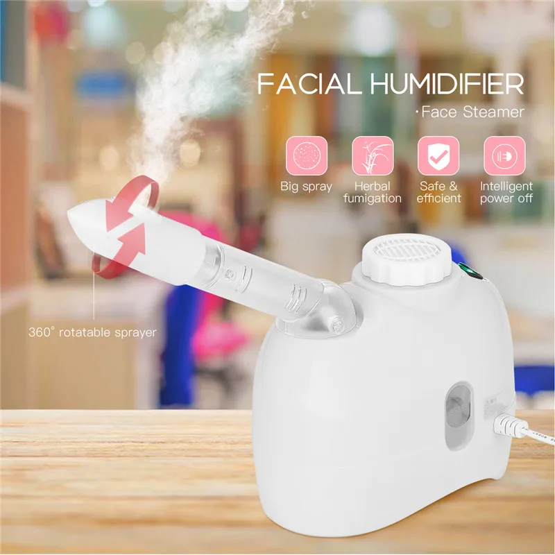 

Facial Steamer Mist Sprayer Pore Cleaner Skin Blackhead Remover Face Humidifier Moisturizing Beauty Spa Machine Skin Care Tools