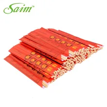 100 Paare/beutel Neue Chinesische Einweg Bambus-stäbchen Holz Fu Symbol Stäbchen Einzeln verpackt Großhandel G0000011781