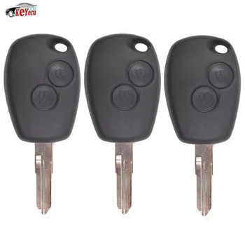 

KEYECU 3 Pcs/lot New Repalcement Remote Car Key 433MHz PCF7947 Chip 2 Button for Renault Megane Modus Clio Kangoo Logan