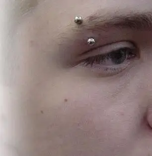 2 шт./лот 16G 1 мм кольца для бровей из нержавеющей стали глаз серьги козелка шарик