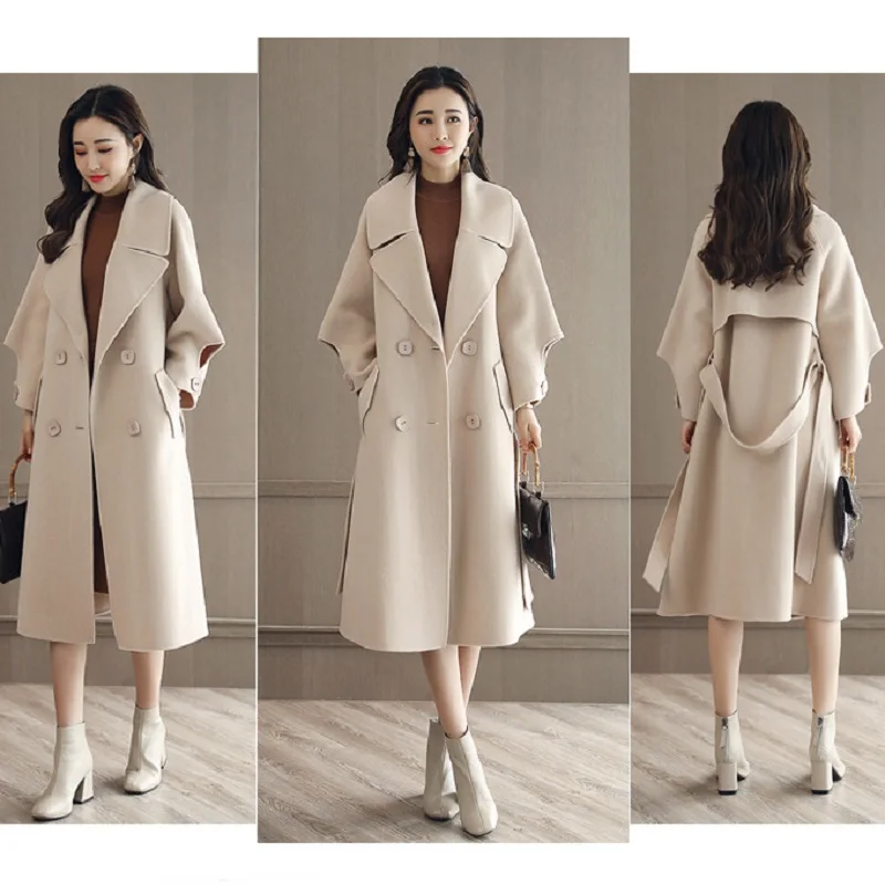 Осенне-зимняя женская верхняя одежда шерстяная одежда женская куртка Тренч Верхняя одежда для беременных пальто 968