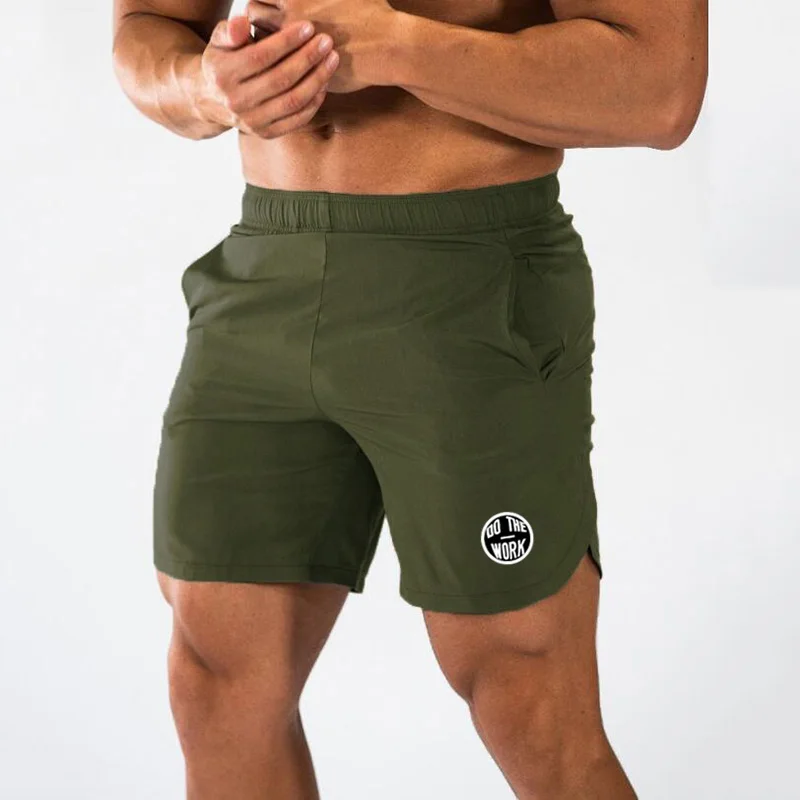 

VQ Fitness Men Sports Running Shorts Pants Quick Dry Breathable Running Workout Bodybuilding Cotton Tennis Gym Training Short