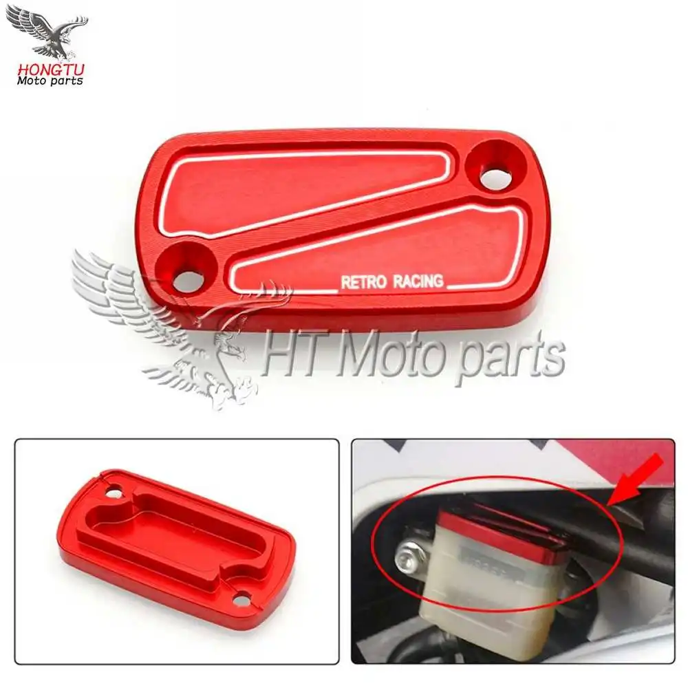 Motorcycle CNC Rear Brake Reservoir Fluid Cover Cap For Honda CRF250L
