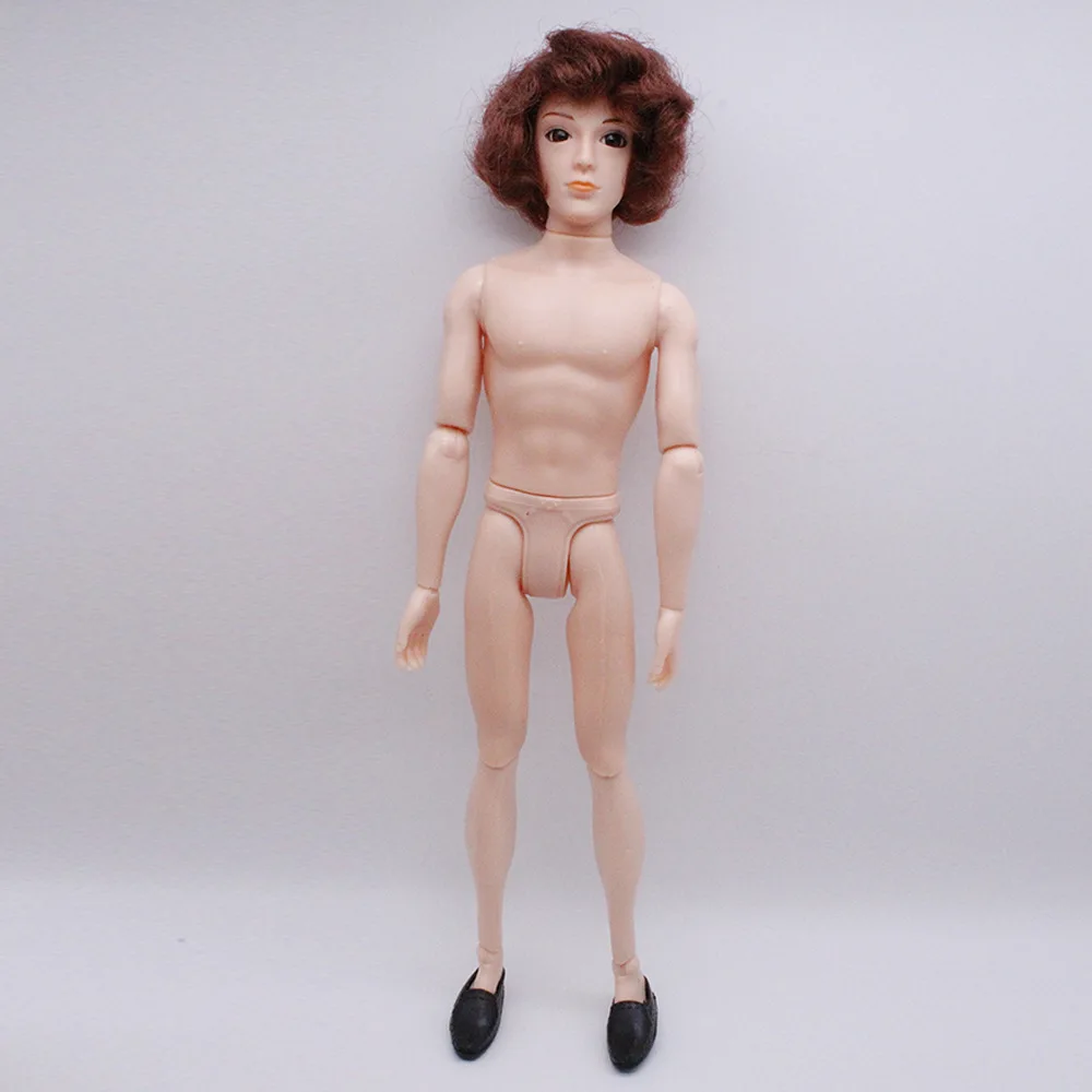 14 шаровых шарниров 30 см BJD кукла Кен Кун куклы игрушки для детей макияж отец DIY голые куклы девушки подарки модель игрушки - Цвет: TypeBBrown
