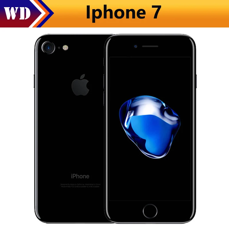 

Original Apple iPhone 7 2GB RAM 32/128GB ROM IOS LTE 12.0MP Camera Quad Core Fingerprint Brand Cell Phones iphone7 Used