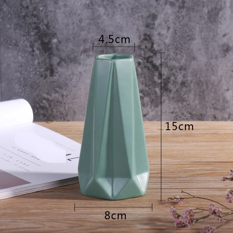Ozdobne For Vazen Decorativos Para Casa Jarron Decoracion Teraryum Vaso De Flor аксессуары для украшения дома Современная ваза для цветов - Цвет: Version D