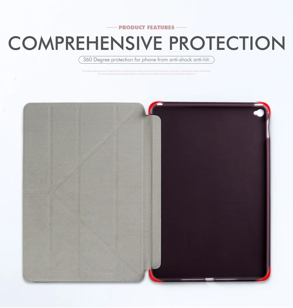 Tablet Case For iPad2018 Pro 10.5 MINI 4 5 1 2 3 Air 2 Cases Flip PU Leather Bumper For IPAD5 6 2 3 4 Covers Fundas