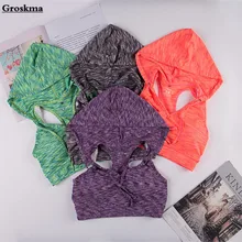 Высококачественный Женский бюстгальтер с капюшоном космическая краска Спортивная одежда для йоги майки женская одежда для спортзала фитнеса жилет для бега deportivas mujer