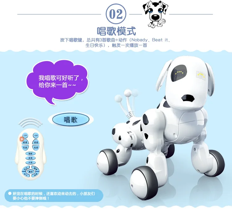 Birthday Christmas Gift RC walking dog 2.4G Wireless Remote Control Smart Dog Electronic Pet Educational Children's Toy Robot Dog (4)