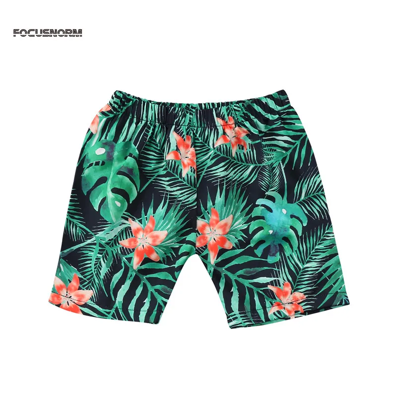 

Hot Summer 1-6T Baby Boys Shorts 2018 fashion Floral Striped Children Shorts Shorts Beachwear casual elastic waist Shorts Kids
