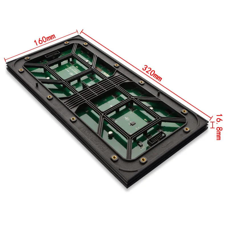 P10 SMD 3в1 RGB полноцветный светодиодный модуль дисплея наружный светодиодный модуль 1/4 сканирования 320*160 мм текстовое изображение видео дисплей