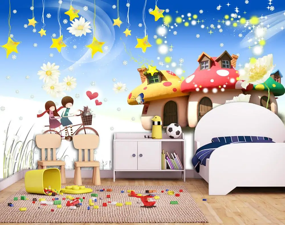 Creating A Classy Bar Cart Behang Kinderkamer Strand : dorp kinderkamer behang mural cartoon ...