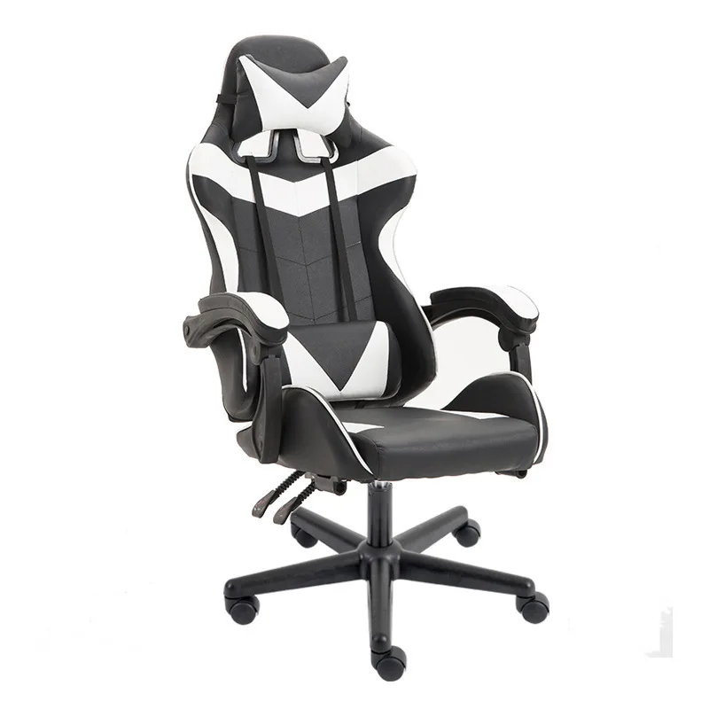 

High Quality Live Gaming Silla Gamer Synthetic Leather Colorful Chair Can Lie Wheel Ergonomics With Footrest Office Furniture