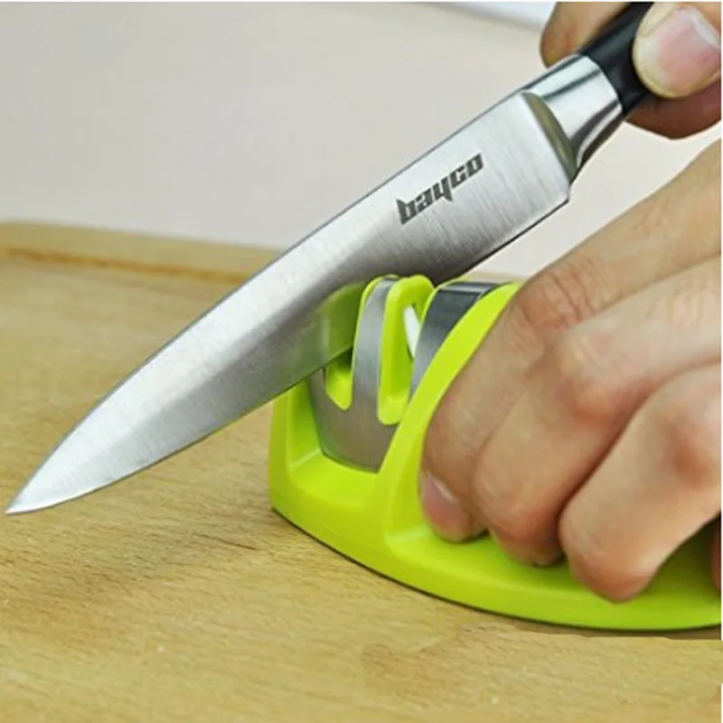 

Two Stages (Diamond & Ceramic) Kitchen Knife Sharpener ,Sharpening Stone Household Knife Sharpener Kitchen Tools