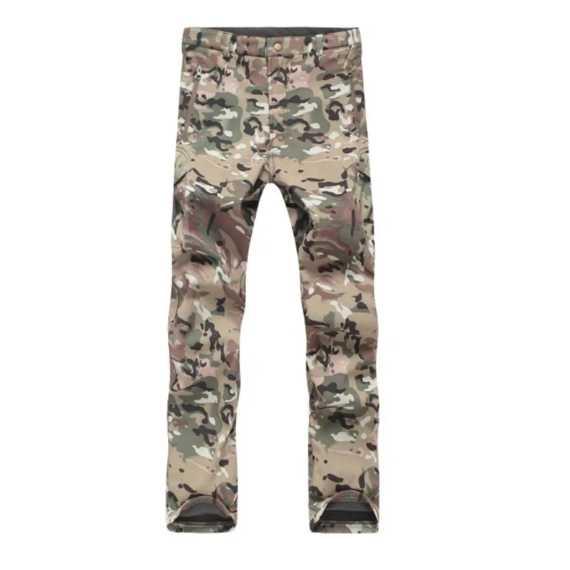 

Outdoor Sports Hiking Pants 2019 New Men Winter Warm Fishing Climbing Camping Trousers Waterproof Windproof Camouflage Pants