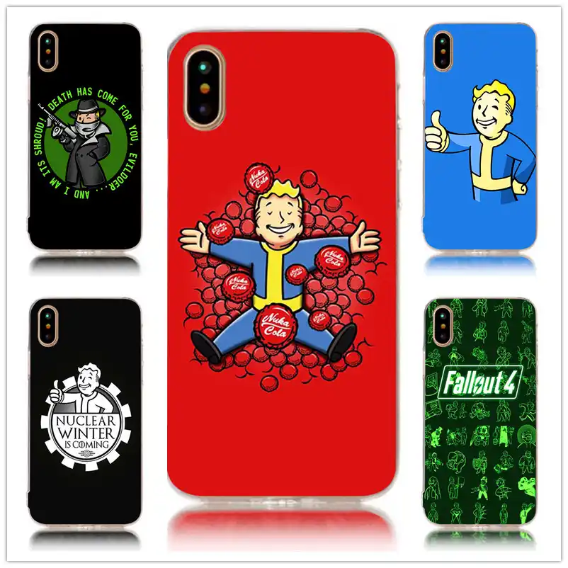 Game Fallout Hard Transparent phone Case Cover For Apple iPhone X ...