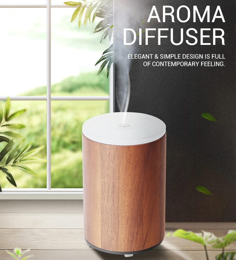 

60ml Mini USB Ultrasonic Air Humidifier Oil Diffuser Aroma Anion Mist Maker with colorful LED lights Waterless Auto-off