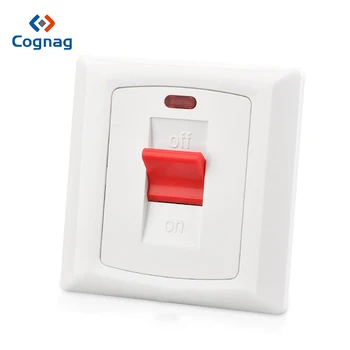 

DP 45A Cooker Switch Air Condition Rocker Switches Double Pole Wall Light Switch Panel