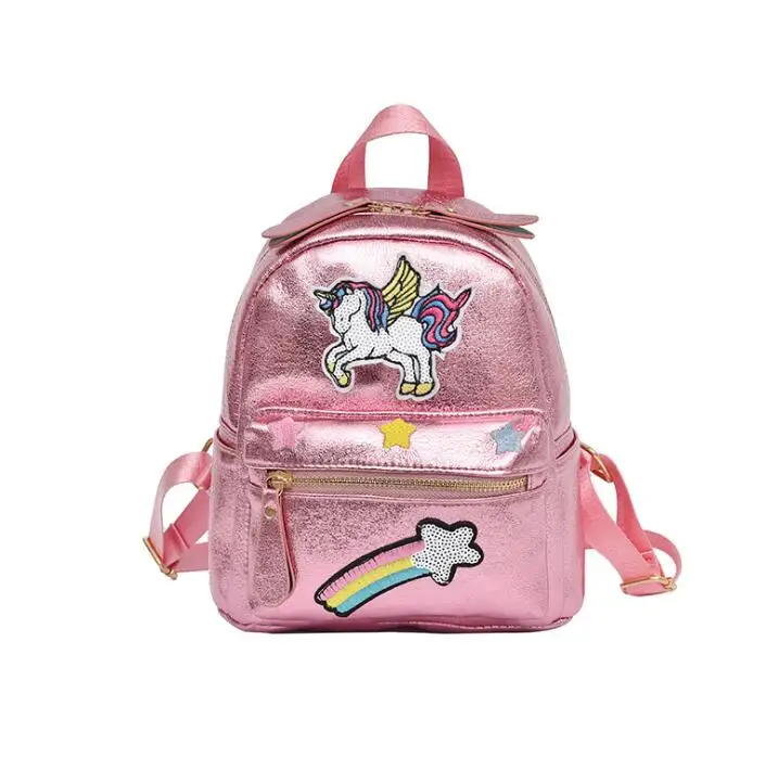 

Cute Unicorn Backpack Small Shopping Backpack Girl Cosmetic Fashion Bags Kid Cartoon School Bag