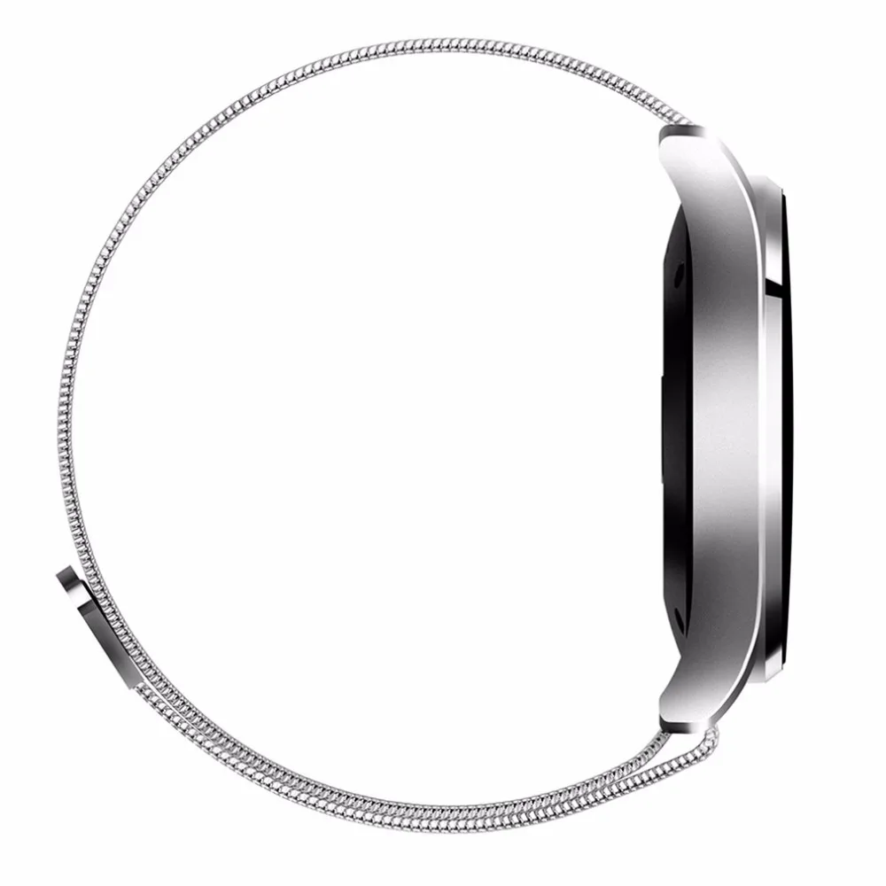 Bluetooth 4 0 Смарт часы ультра тонкий пояс сетки нержавеющая сталь наручные 1 22 дюймов