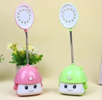 

Mini Dimmble Lamp Children Reading Desk Lamp Eye Protection Cartoon Table Lamp Rechargeable Girl Desk Light 2 Modes Portable