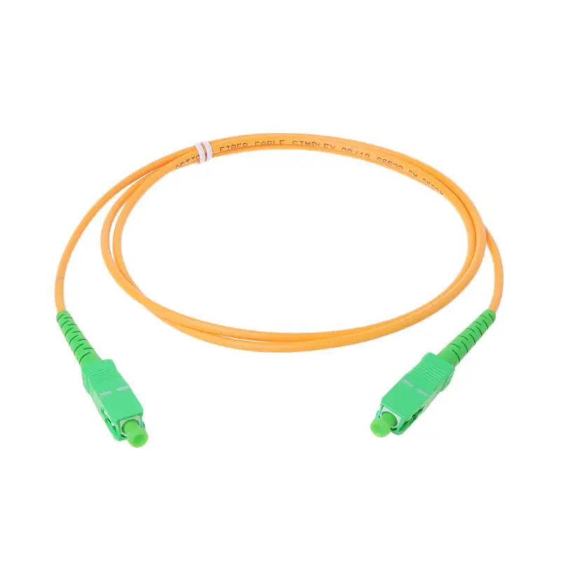 SC/APC-SC/APC-SM 3 мм волоконно-оптический соединительный кабель одномодовый удлинитель патч-корд 1 м, 2 м, 3 м, 5 м, 10 м - Цвет: 1m