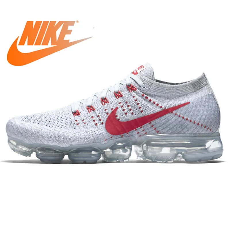 Original Authentic Nike Air VaporMax Be True Flyknit Men's Running Shoes Lightweight Breathable and Durable Sports Shoes 849558