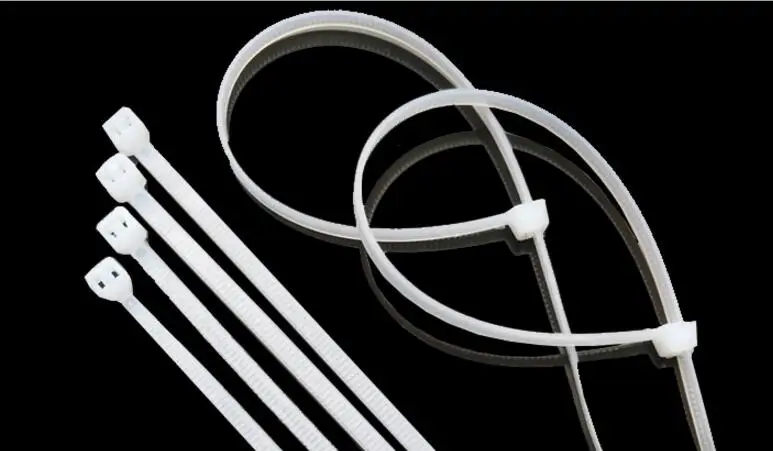 250 шт./упак. 4*250 4*300 4*350 мм высокого качества ширина 2,8 мм черный белого цвета фабрики Стандартный самоблокирующийся Пластик для изготовления нейлоновых кабельных стяжек