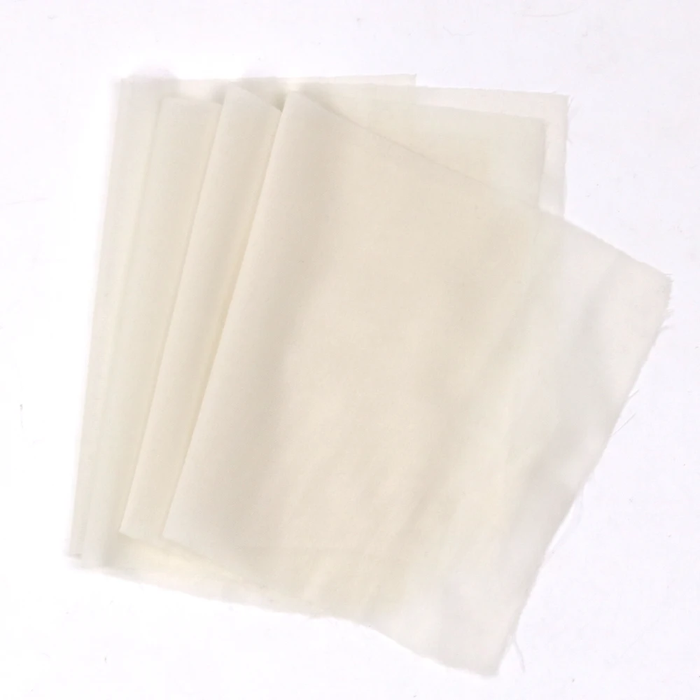 

8 pcs Lining Fabric Fiber Knitted Tape Double Faced Adhesive Fabric Clothing Accessories 12*20cm