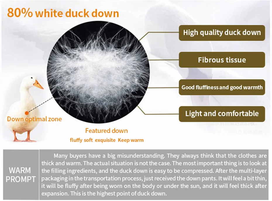 Короткие Теплые повседневные женские пуховые штаны с 90% белым утиным пухом, эластичная лента, подходят для улицы, прочные для зимы