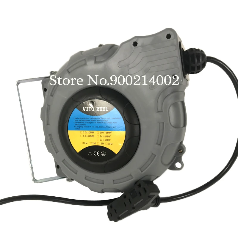 

12AWG 40' Portable Electrical Retractable Extension Cord Reel Cable