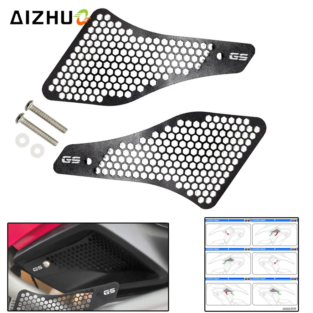 

For BMW R1200GS LGR 1200GS motorcycle Stainless Steel Air Intake Grille Cover Radiator Guard protector 2013 2014 2015 2016