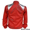 HOT Punk Red Zipper Michael Jackson MJ Beat It Casual Tailor Made America Fashion Style Jacket Outwear Imitation ► Photo 3/4