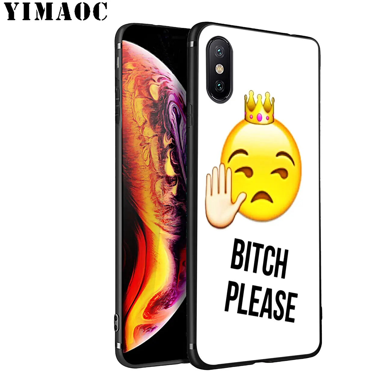 Мягкий силиконовый чехол для телефона YIMAOC розовый iPhone 11 Pro XS Max XR X 6 6S 7 8 Plus 5 SE 10