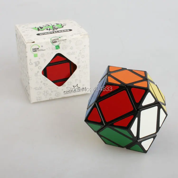 

Lanlan Rhombic Dodecahedron White/Black PVC sticker Educational Cubo Magico Toy Gift Idea Drop Shipping