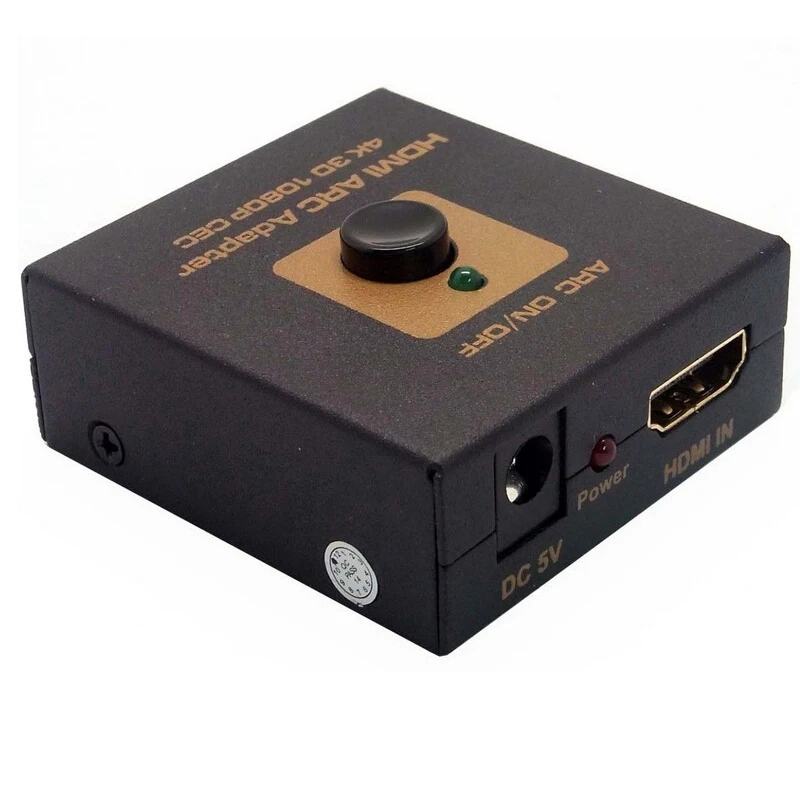 HDMI ARC адаптер конвертер аудио обратный канал экстрактор сплиттер 4K 3D с оптическим