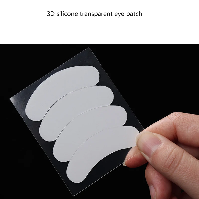 

2 pairs Eyelash special eye patch super thin 3D silicone transparent eye patch collagen isolated lower eyelash paper