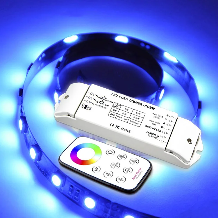 Led Rgb Rgbw контроллер полосы Dc12V 3Ax3Ch 9Ax1Ch Выход Многофункциональный светодиодный 4096 светильник уровня, Rgbw светодиодный контроллер Bc-420
