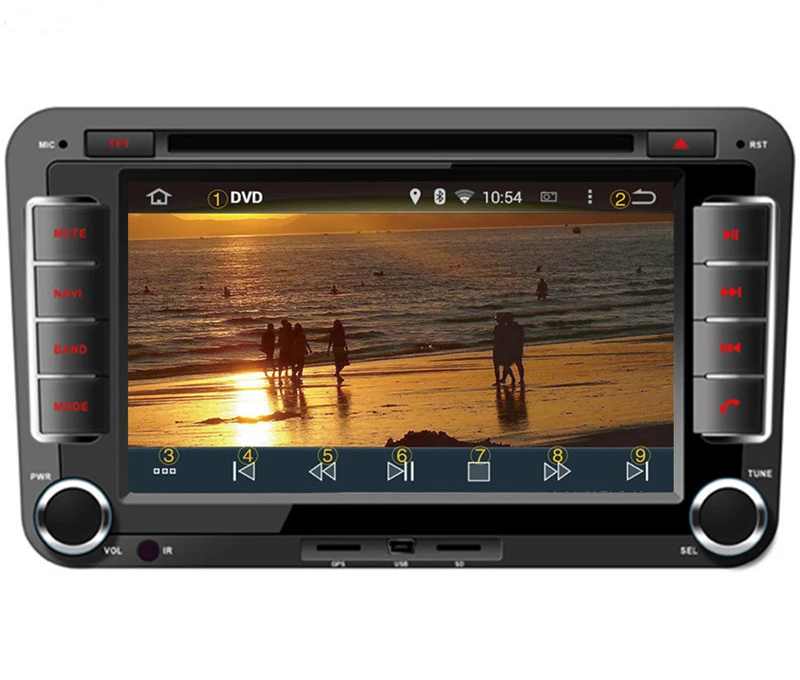 Best 7" in-dash Android Car DVD Player with TV/BT GPS 3G WIFI DVR Canbus,Audio Radio Stereo,Car multimedia headunit for VW universal 13