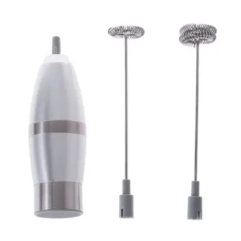 

Electric Handheld Stainless Steel Milk Frother Kit Auto Stirrer Kitchen Tools