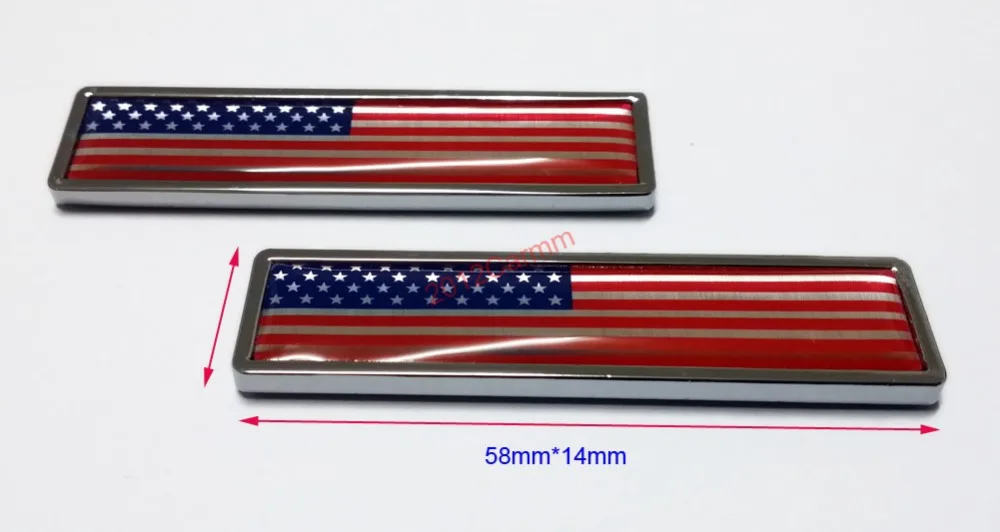 2pcs alloy us usa