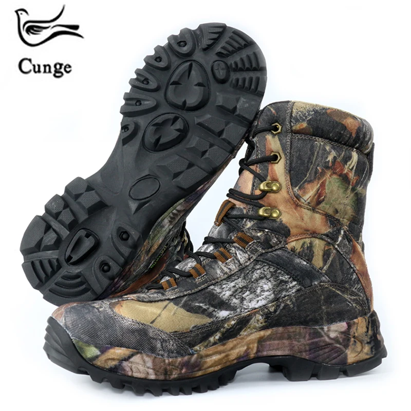 

Cunge Men Shoes Masculine Military Boots Hiking Waterproof Shoes Man's Winter Footwear Army Boots Trekking Outdoor Sports Shoes