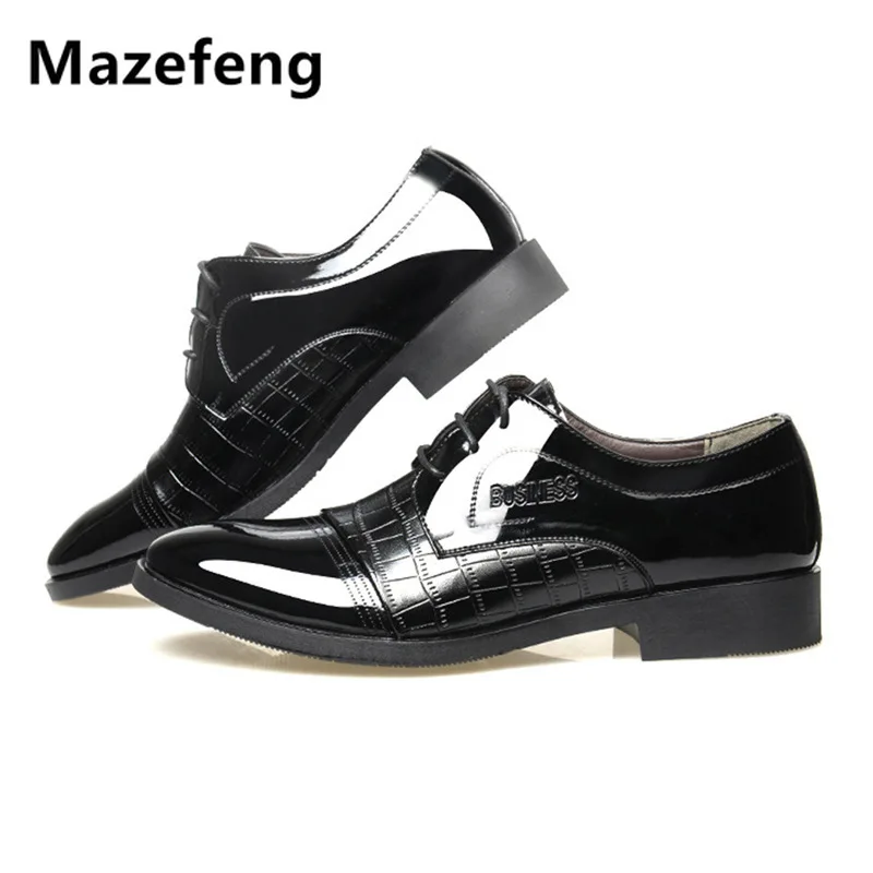 

2019 New Fashion Height Increasing Men Flats Shoes Breathable Wedding Shoes Flat Men Dress Shoes Business Male Flats Pointed Toe