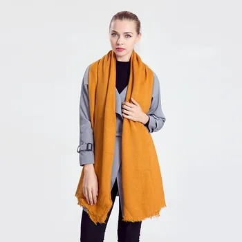 

New Fashion Solid Winter Scarf For Women High Quality Warm Big Long Scarf Female Luxury Plaid Cashmere Thick Scarves