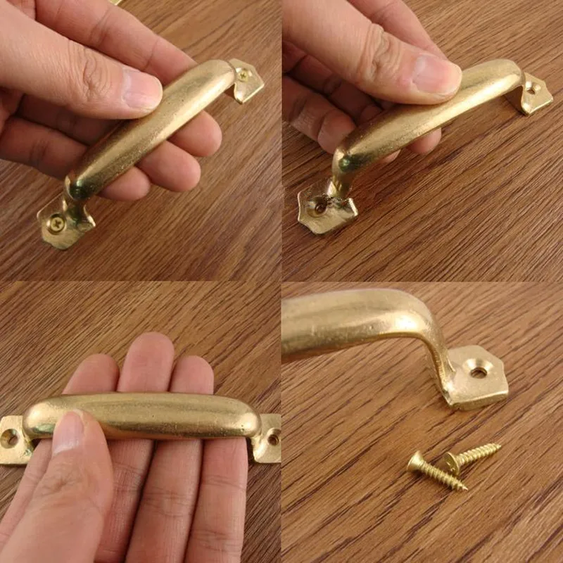 Vintage Brass Handle Drawer Handle,Furniture Wooden Box Handle,Antique