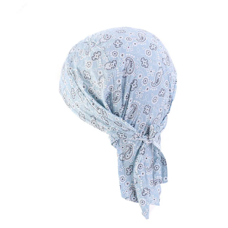 Helisopus новая хлопковая пиратская шляпа хип хоп шапка Durag бандана для мужчин модные