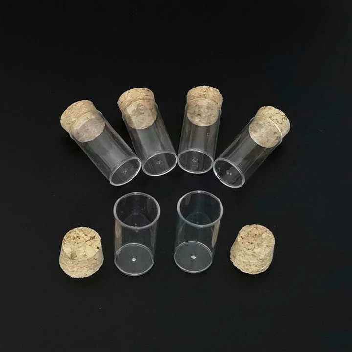 100 шт./лот 24x45 мм плоское дно пластиковые Drosophila пробки культуры пробирки с