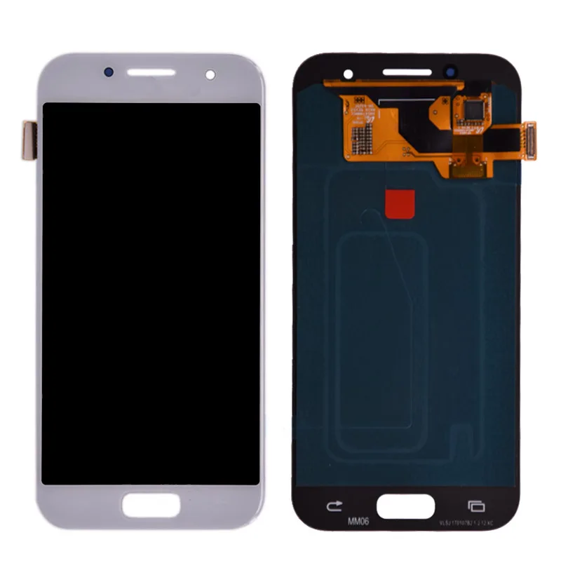 

100% Original Super AMOLED LCD For Samsung A3 2017 lcd A320 LCD Display + Touch Screen Digitizer Assembly free shipping