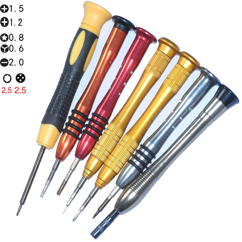 7 in 1 Precision Screwdriver Set for iPhone 7 Plus 6S 6S Plus Apple Watch Y 0.6 Screw